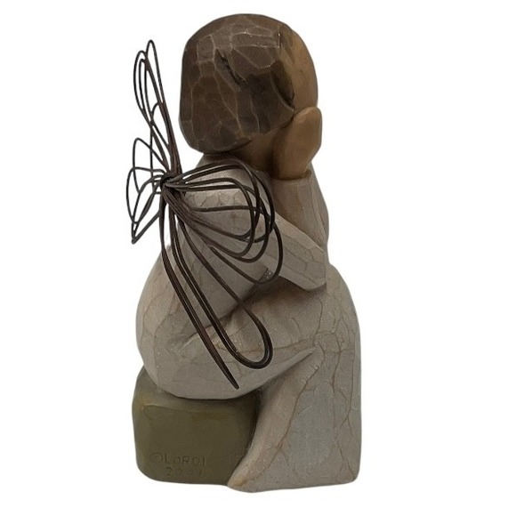 Willow Tree Angel of Caring Figurine Wire Wings Collectible‎ Home Decor - Picture 4 of 6